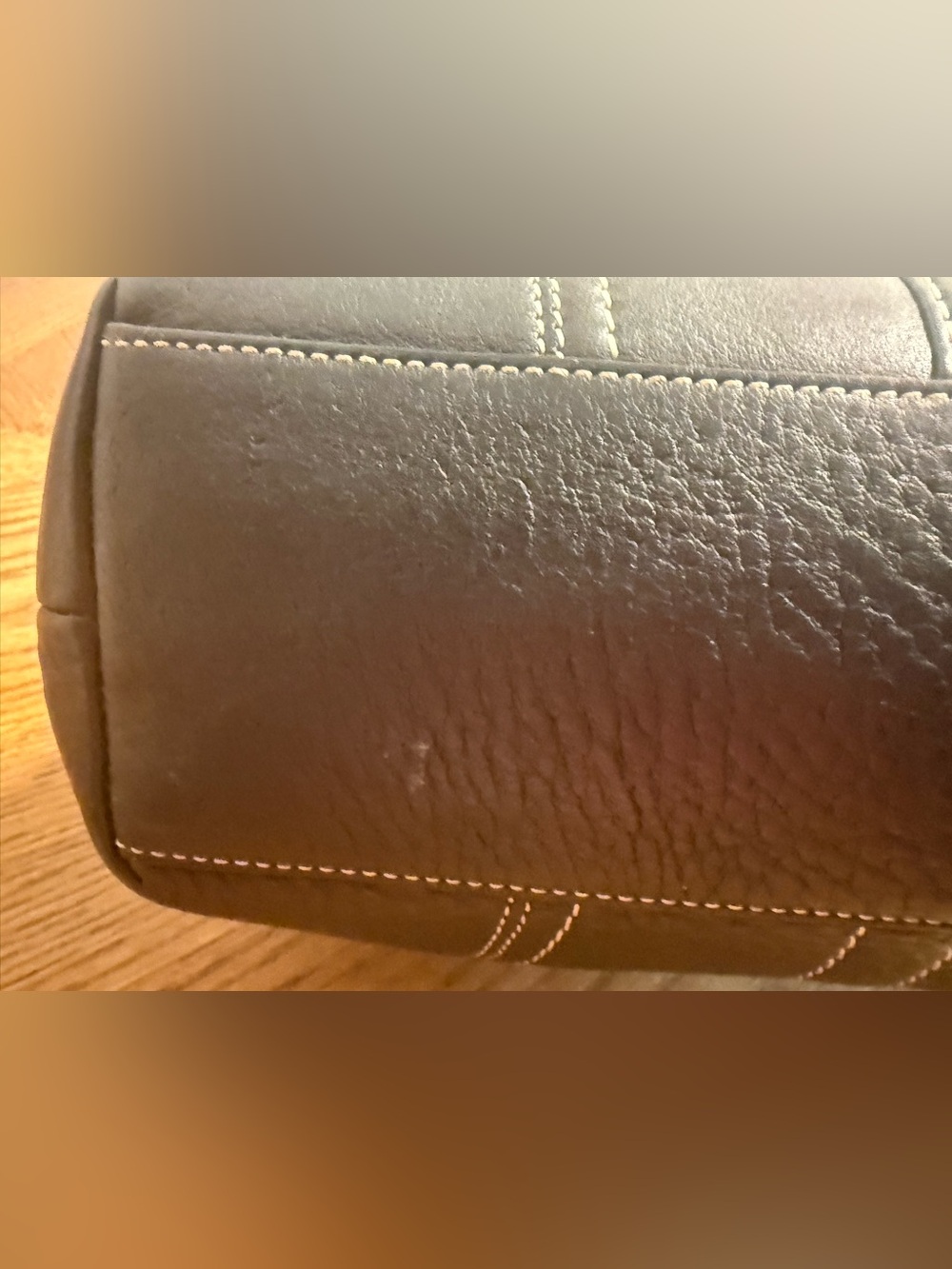 Coach F13069 Black Leather Hamptons Tote Shoulder Bag Y2K 2009 - Picture 8 of 14
